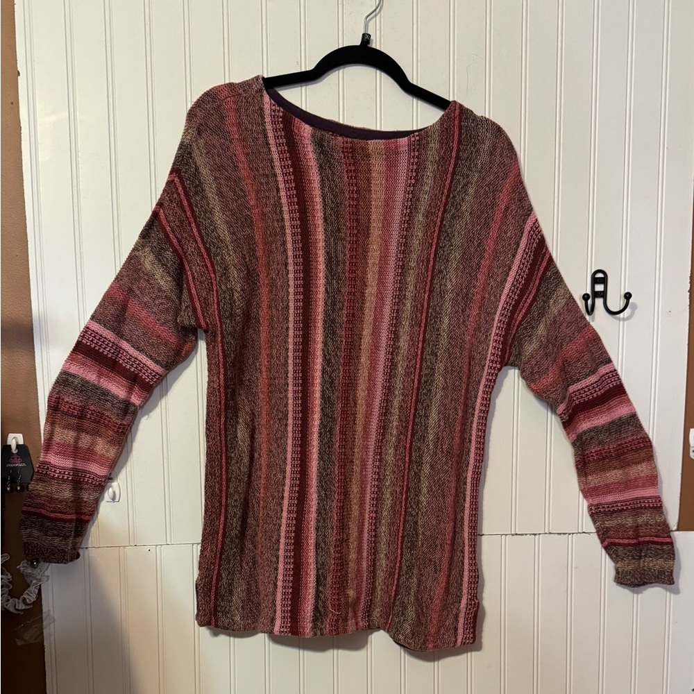 Chaps Earthy Tone Pullover Top Sz Lg